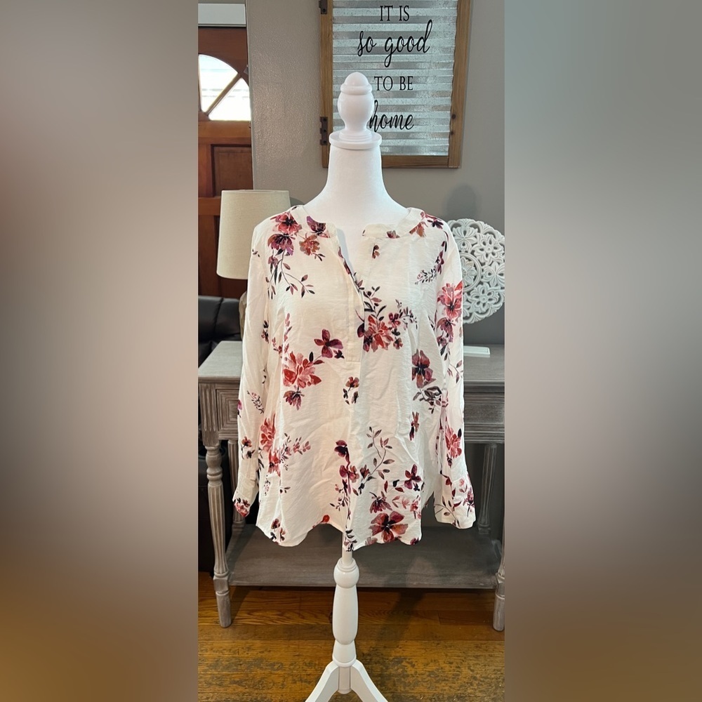 J. Jill Floral Blouse